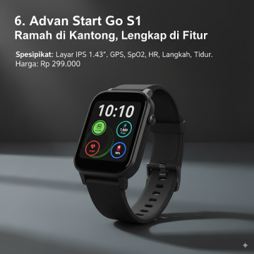 Smartwatch advan start go S1 (Gemini AI)